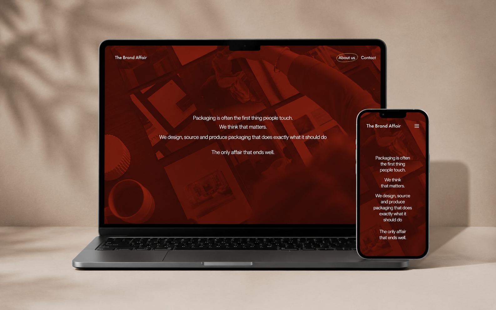 Sfeerbeeld van het project voor The Brand Affair